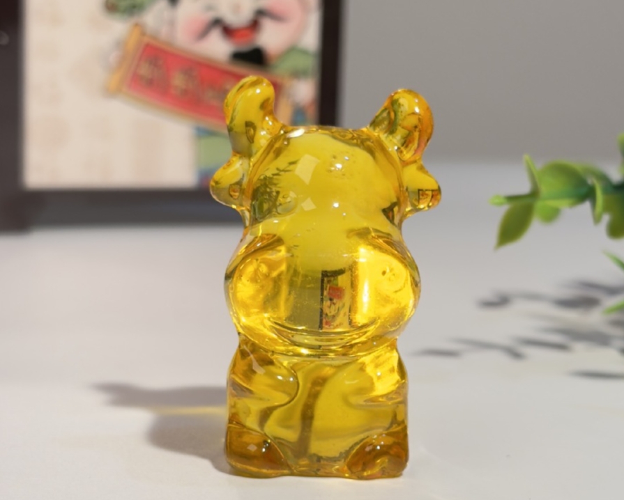 The cartoon crystal series of the twelve Chinese zodiac signs, featuring Rat, Ox, Tiger, Rabbit, dragon, Snake, horse, goat, Monkey, rooster, dog and pig, has the attributes of birthday gifts details Picture