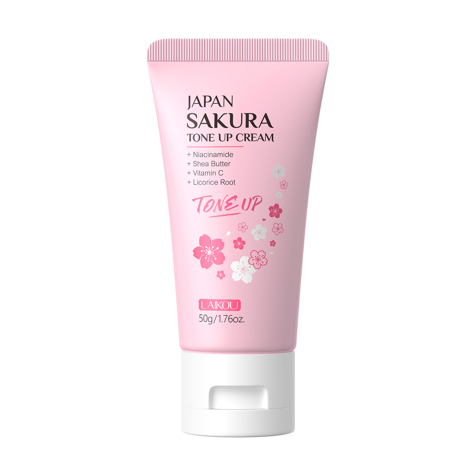 Cross-border LAIKOU Sakura Face Natural Cream 50g Natural Cream Lazy Person Cream Nude Makeup Skin Care Product All in English Item Picture