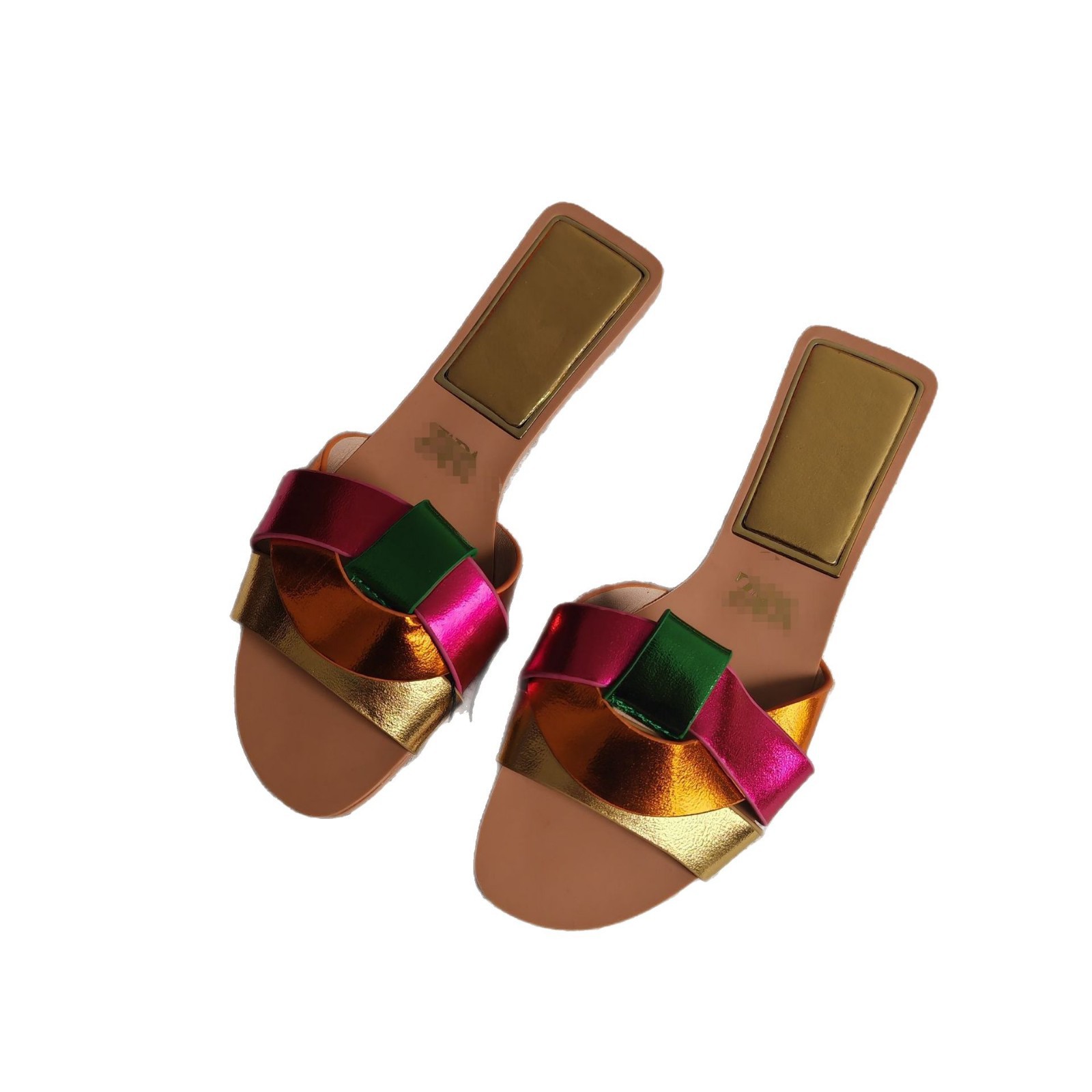 International Station Foreign trade European and American new ZAR original single-heel women's flat slippers slipper for daily wear Item Picture