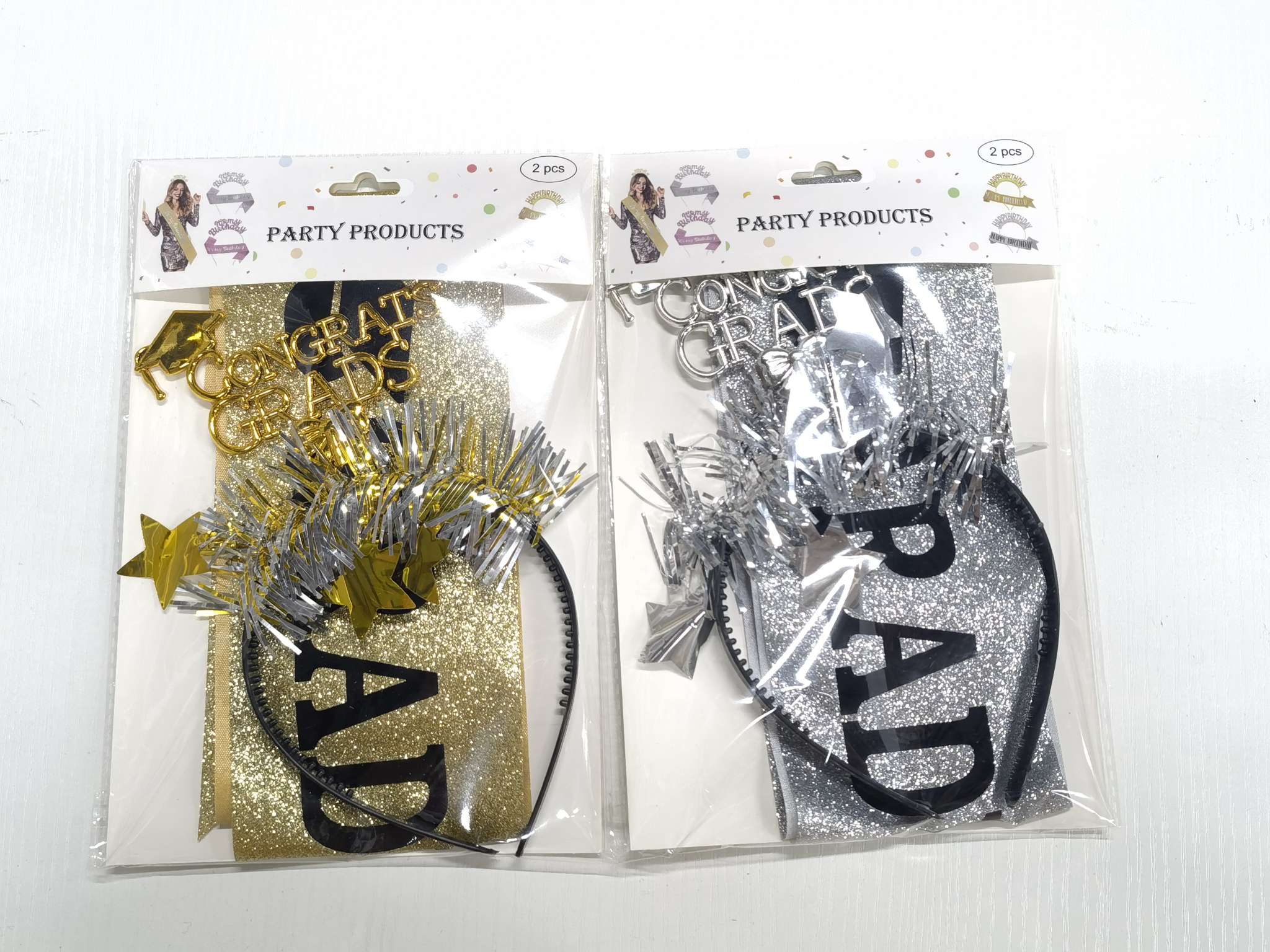 我毕业啦！ 毕业头箍肩带套装 节日派对庆生用品
