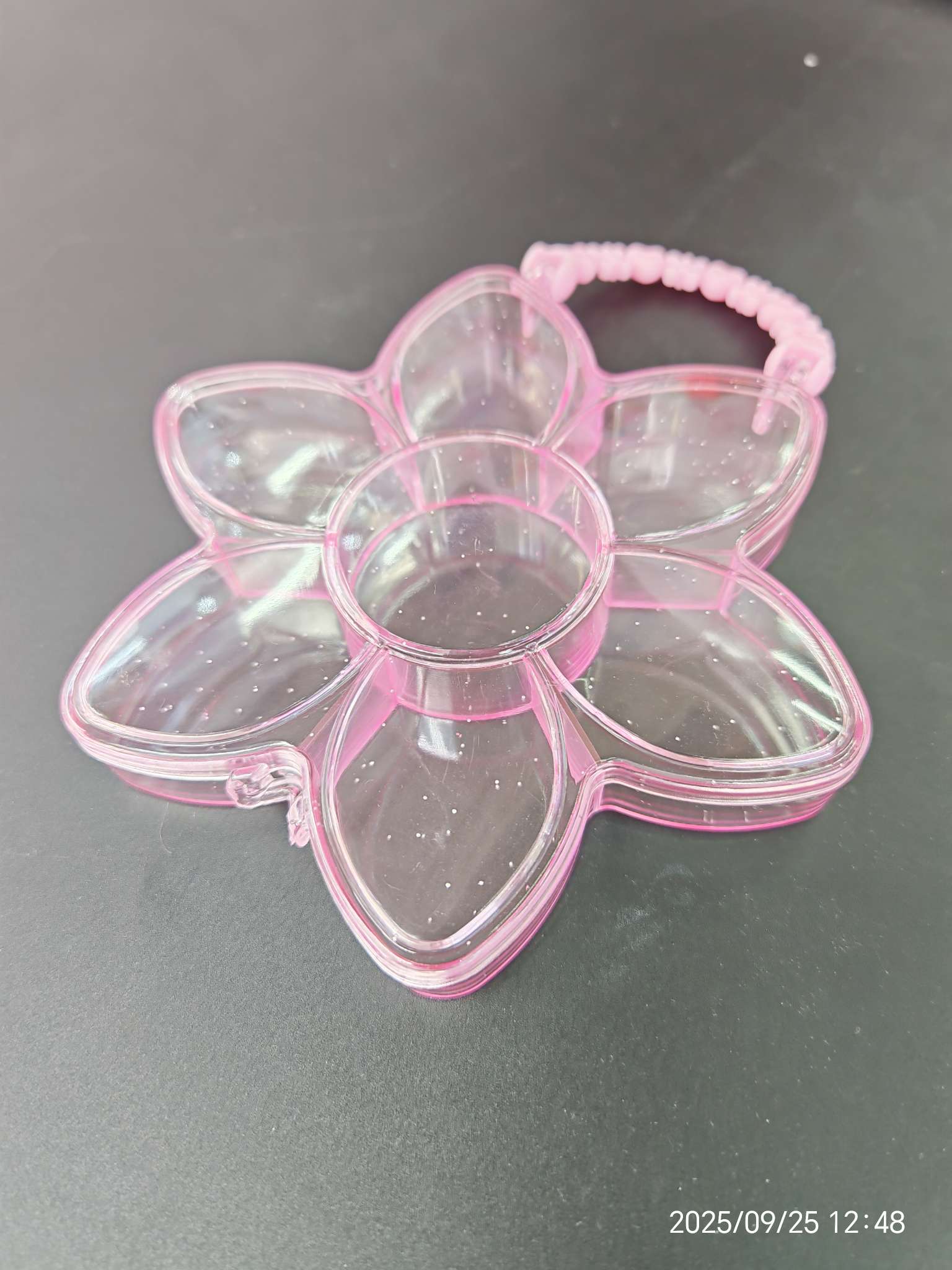 儿童diy饰品皮筋收纳盒diy串珠收纳盒四叶草塑料盒子