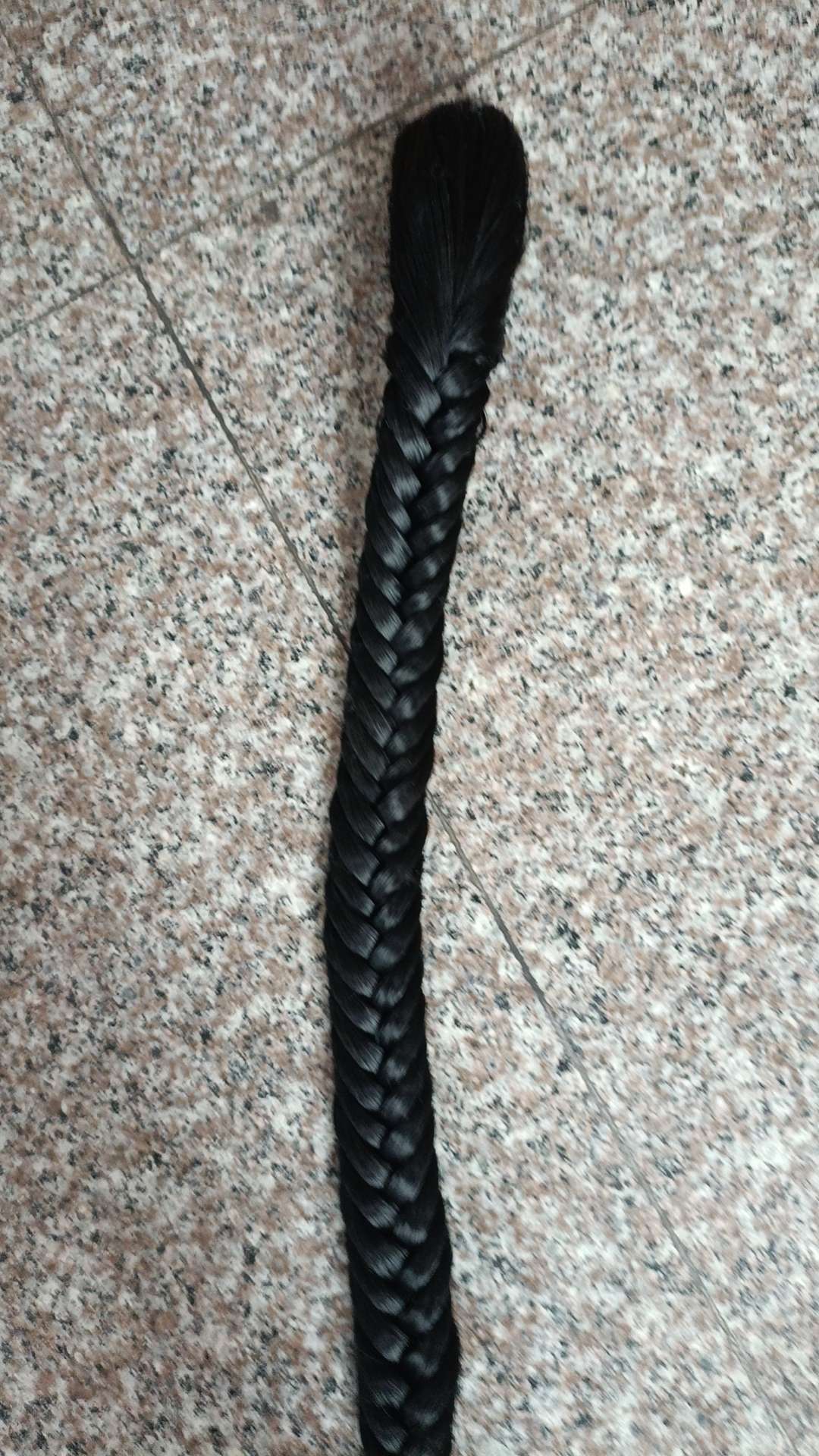 假发马尾拼接麻花辫仿真发棉花娃娃个护家清用品多款任选细节图