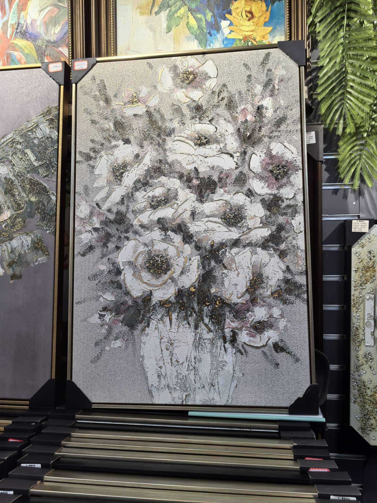 精品油画，花，S383882