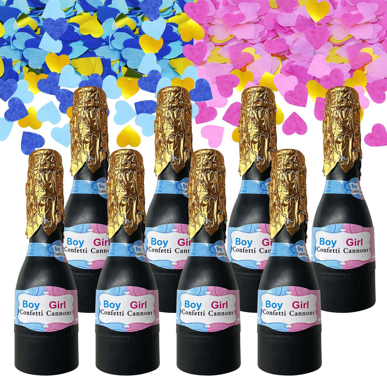 旋转小香槟礼花生日礼花 男女孩派对礼花