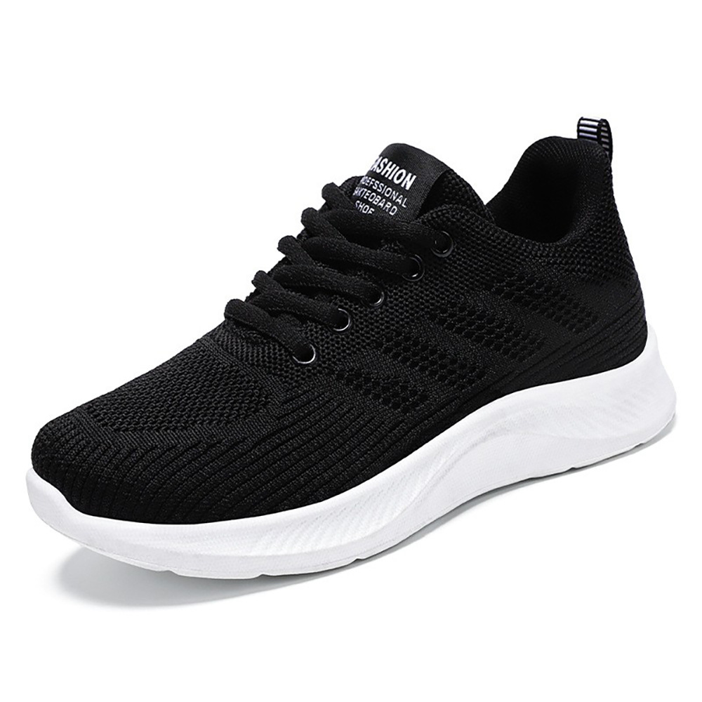 Customized casual soft-soled sports shoes, breathable single shoes, flying mesh shoes, mom shoes, running shoes for women Item Picture