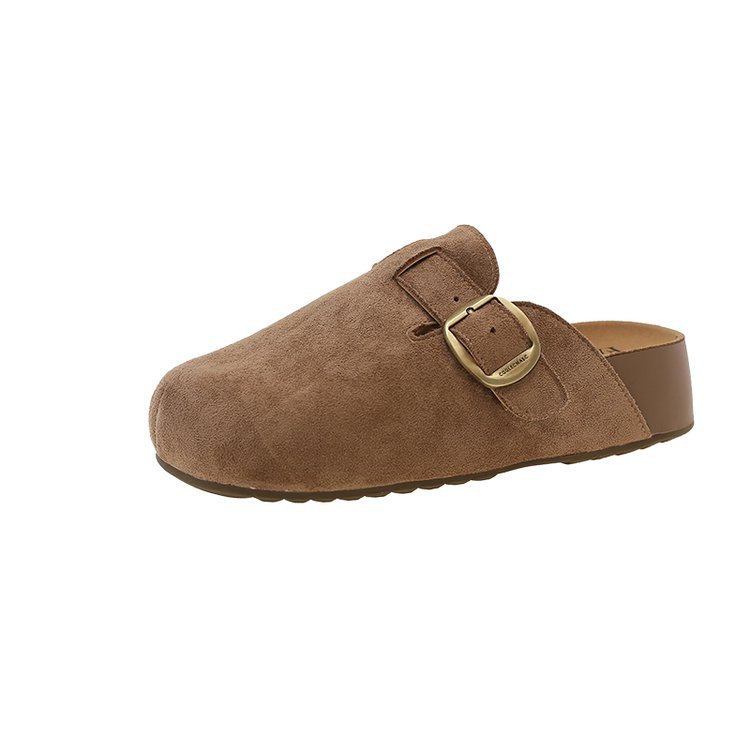 4.5cm Boken shoes for women, Spring 2025 new thick-soled flip-flops for outerwear, lazy fishing Boken flip-flops Item Picture
