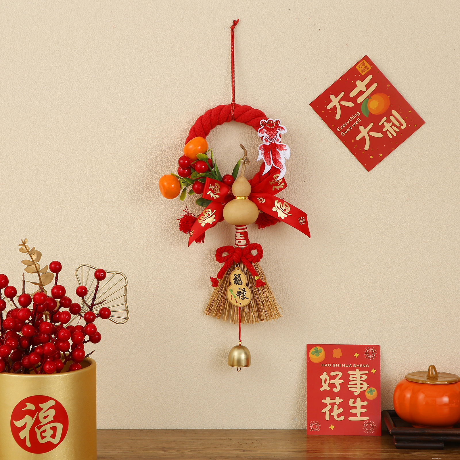 Zhu Gong Cultural Products, Chinese-made knot decorations, hand-woven ropes, Chinese knot pendants, multi-color festive items, festive Chinese knot pendants, festive rope art, rope art, Chinese knot festive items, festive Chinese knot pendants detail image 6