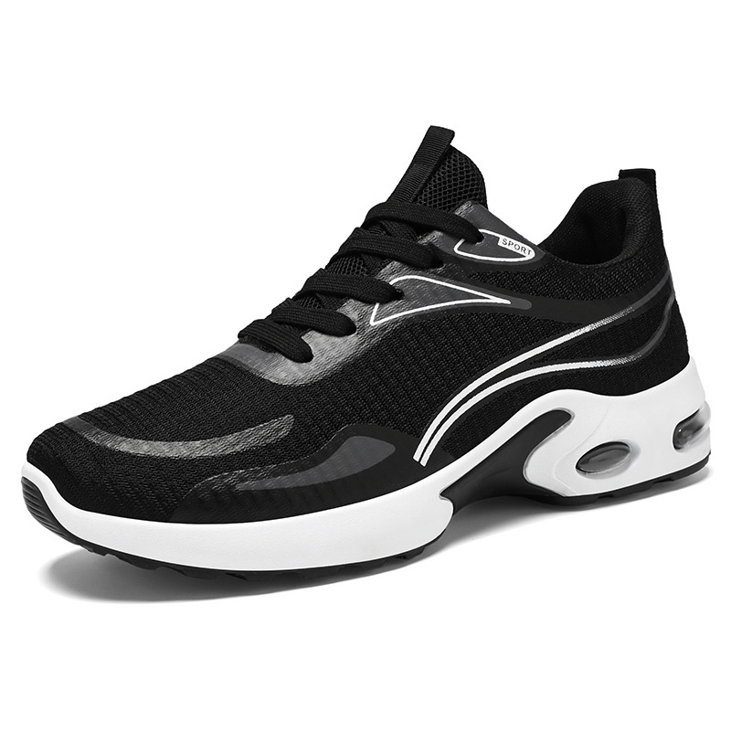 New cross-border men's shoes for foreign trade, Korean-style Feizhi air-cushioned soft-soled shoes, fashionable and trendy breathable sports shoes Item Picture