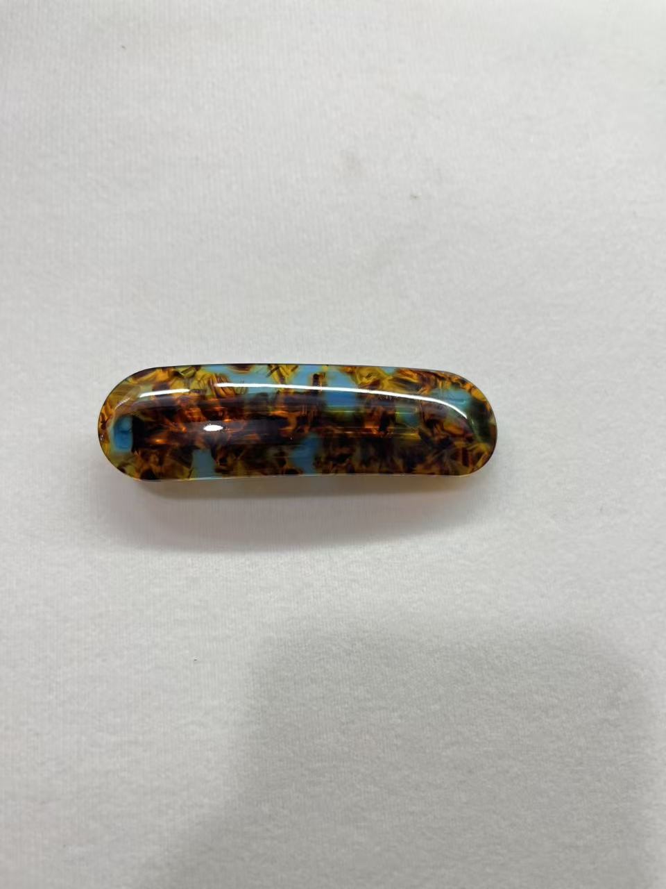 Fashionable and simple spring clip edge clip acetic acid eco-friendly hair clip detail image 2