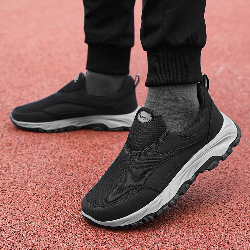 New autumn soft-soled casual and comfortable dad shoes, anti-slip men's shoes, senior walking shoes for the elderly Application Scenario