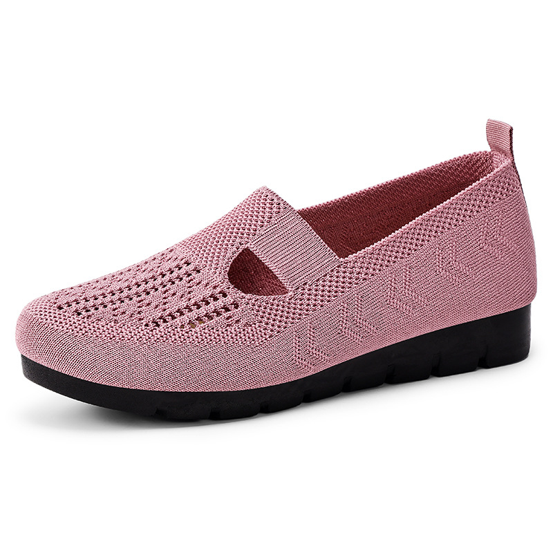 Women's versatile and breathable clogs, cross-border delivery of large-sized women's shoes, one-step casual and comfortable soft-soled mom shoes Item Picture