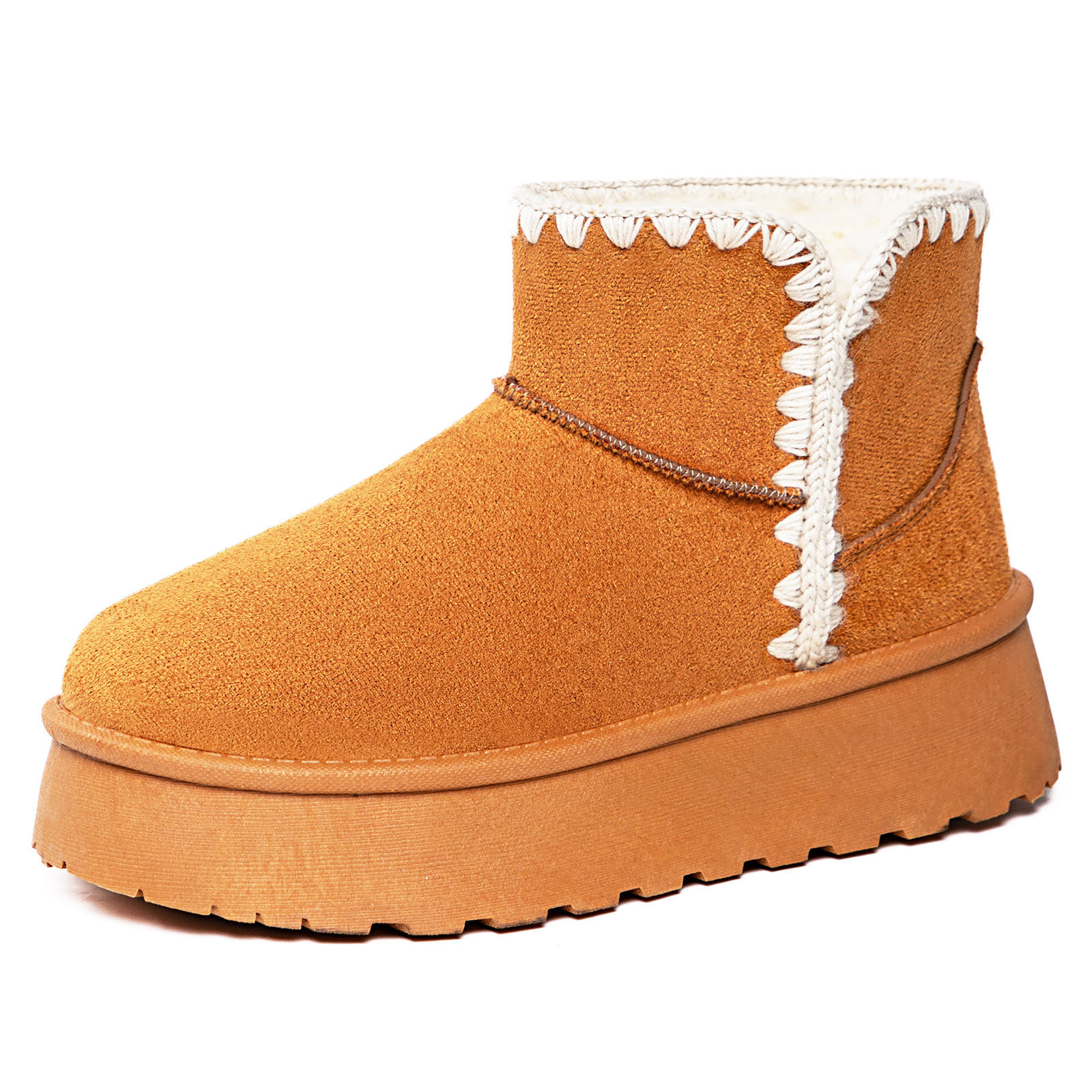 Cotton shoes are versatile for women in winter. Add fleece and thickened snow boots. TEMU offers comfortable and casual shoes for women. Cotton boots Item Picture