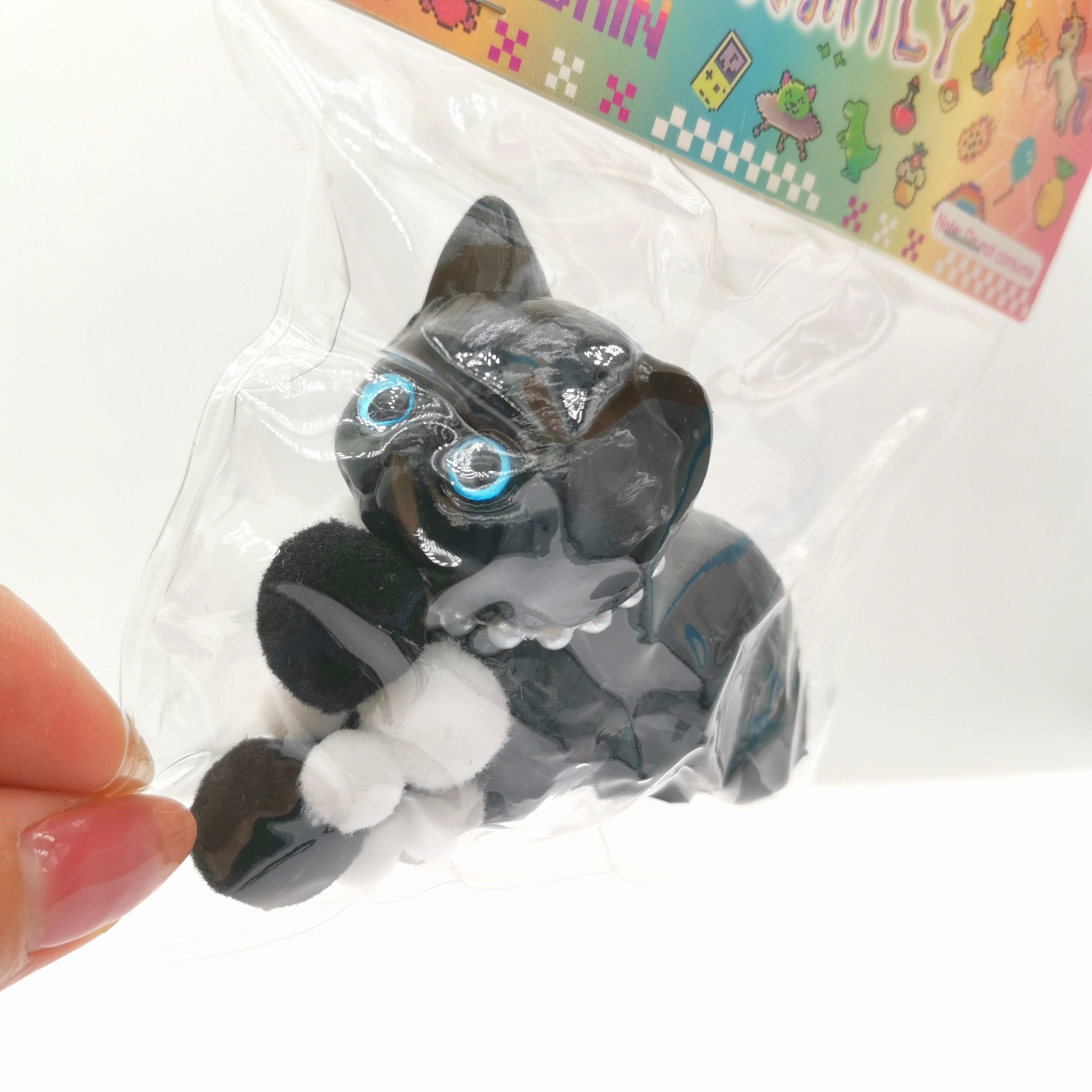 实心动物仿真猫捏捏卡通公仔发泄地推卡通捏捏乐萌宠团子玩具