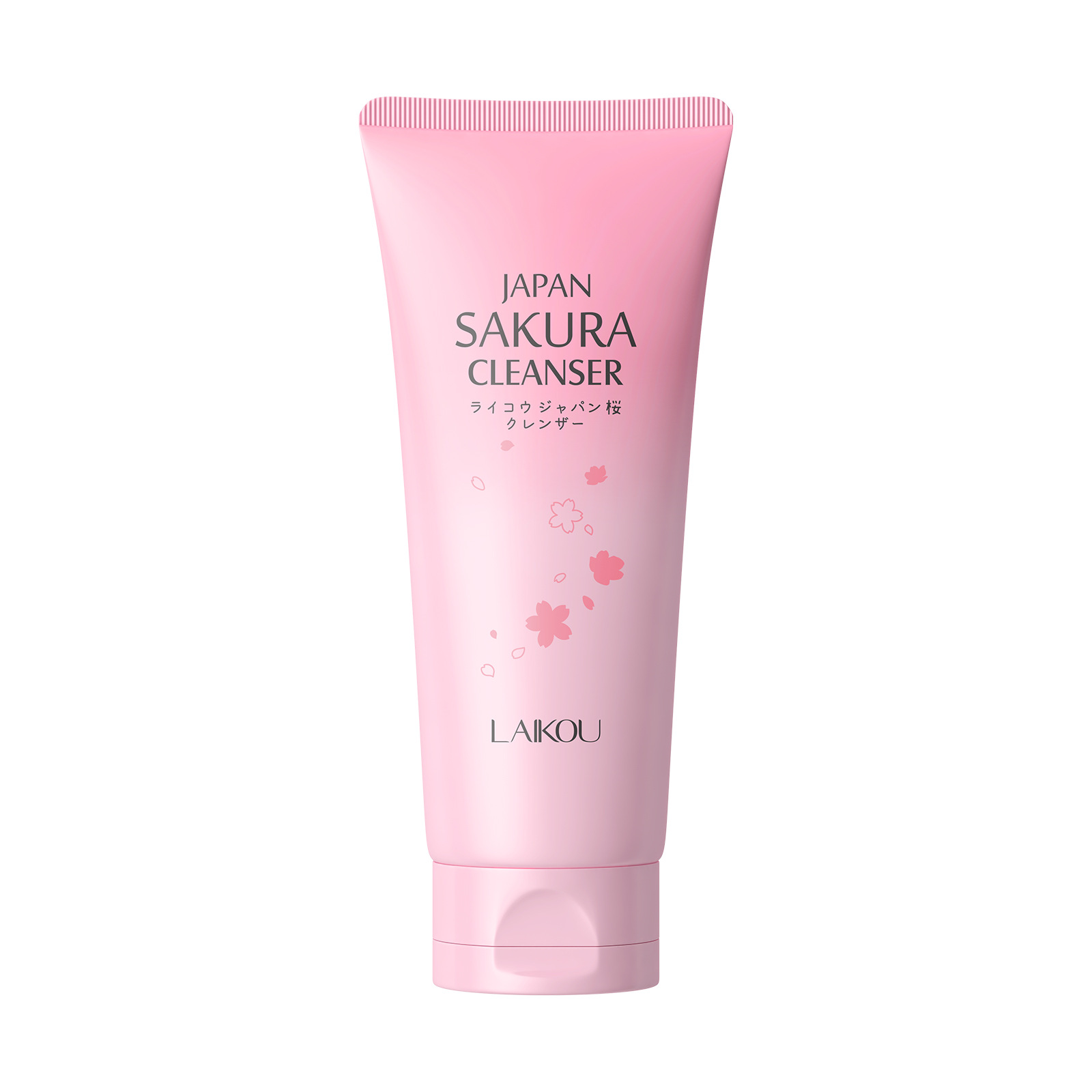 Cross-border LAIKOU Cherry Blossom Facial Cleanser 100g All-English skin care facial cleanser, cleansing and moisturizing manufacturer for export Item Picture