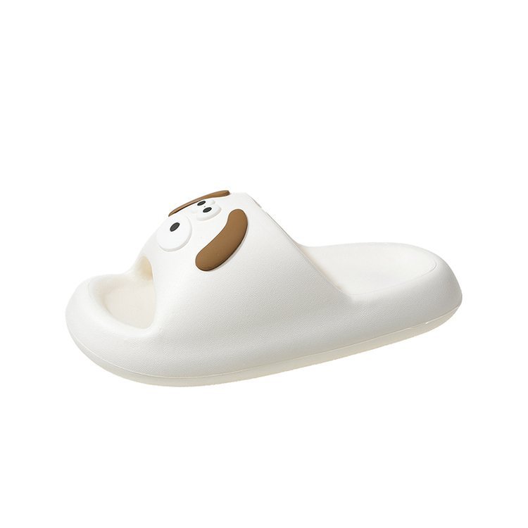 Cartoon dog home slippers for women, new summer style, cute soft-soled EVA with a feeling of stepping on feces, student cool slippers wholesale Item Picture