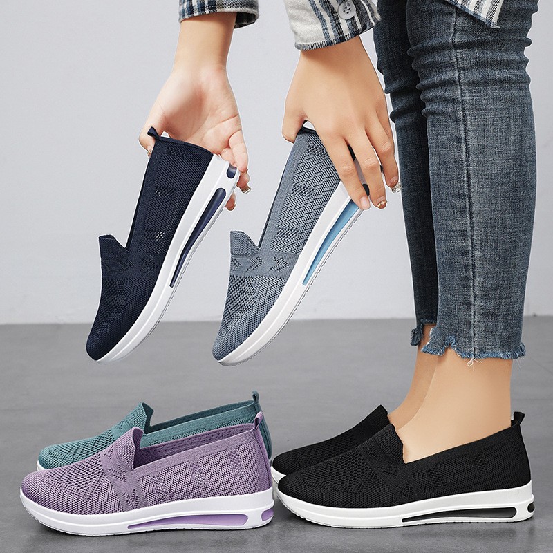 Shoe Women 2025 Autumn Cross-border temu consignment single shoes for home lazy people, one-step women's shoes, mom shoes, casual shoes Specification drawing
