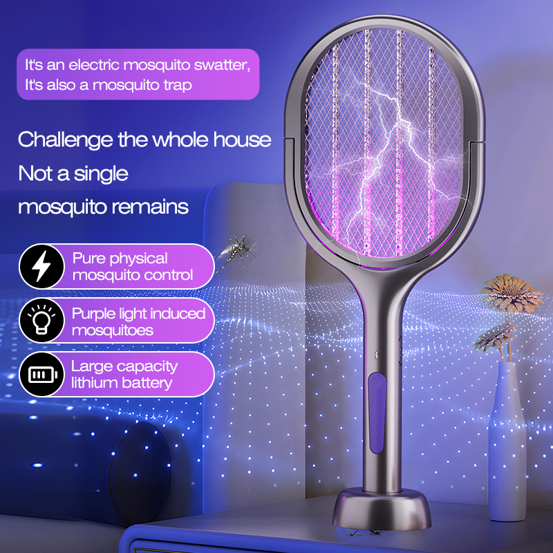 ES-28 retractable mosquito swatter - household electric shock mosquito killer Specification image