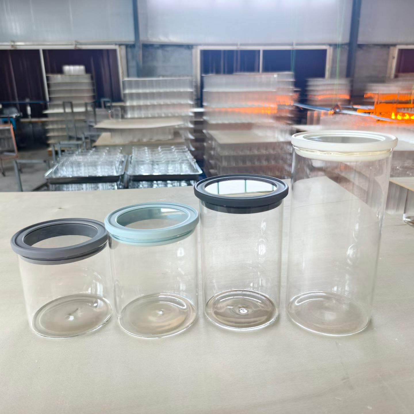 高硼硅玻璃茶叶罐密封防潮家甪玻璃零食收纳罐详情图6