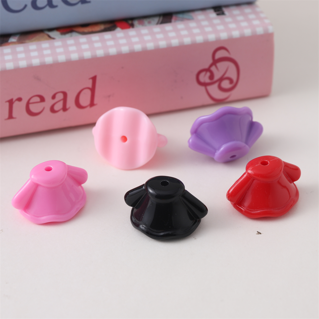 Chen Ming's 16mm solid color dress, beaded diy car pendant, bracelet, mobile phone chain, hair tie, hair accessory and accessory materials Specification image