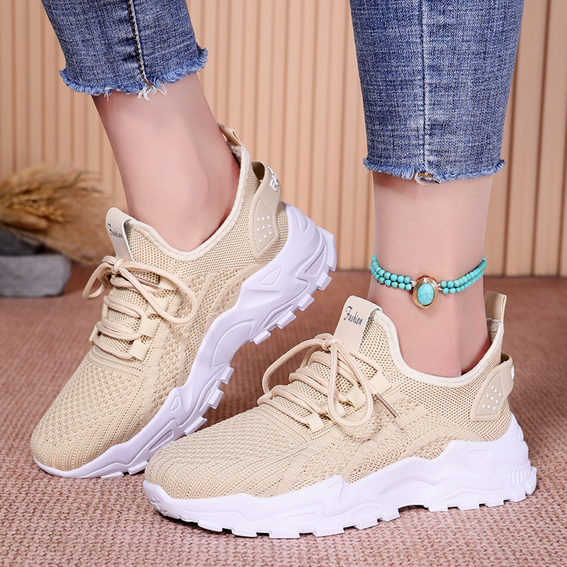 Autumn fashion women's shoes processing and customization, mesh breathable thick-soled retro Forrest Gump shoes, Korean version sports shoes Specification drawing