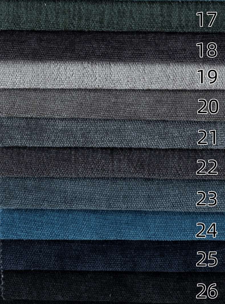 Double-sided colored woven Chenille fabric sofa and pillow fabric manufacturer, high-end composite fabric thickened solid color detail image 9