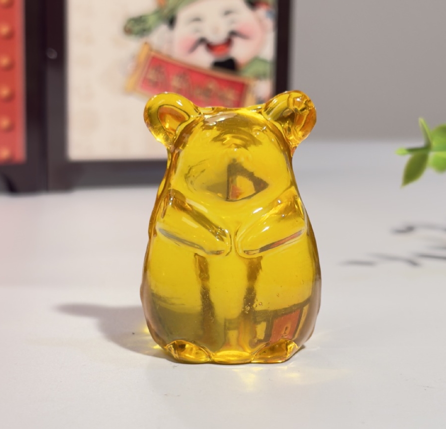 爆款压型水晶卡通水晶十二生肖系列，鼠牛虎兔龙蛇马羊猴鸡狗猪，生日礼品属性白底实物图