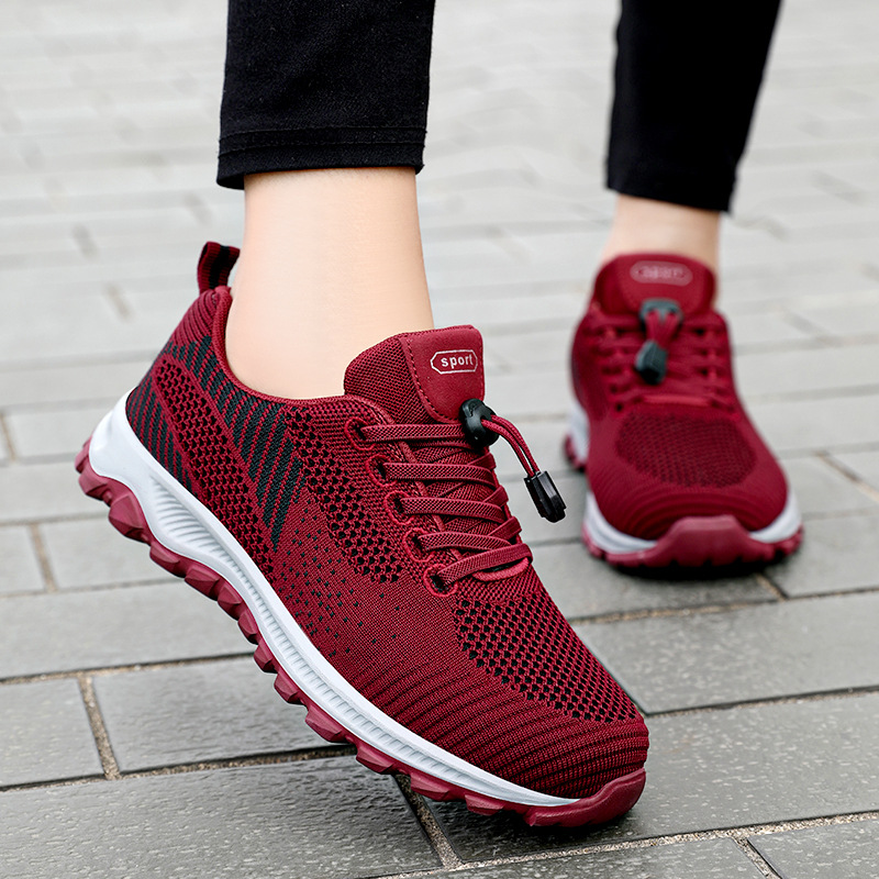 Senior Shoes 2025 Summer New Style Travel shoes, comfortable walking shoes for middle-aged and elderly people, soft-soled gift shoes, couple sports shoes details Picture