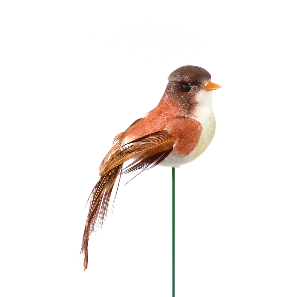 Outdoor feather bird garden plug-in garden flower bed decorative handicrafts Item Picture