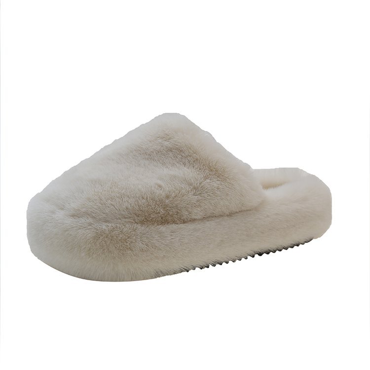 Baotou MAO MAO Slippers for women to wear outdoors in autumn and winter, 2025 new anti-slip indoor home plush cotton slippers Item Picture