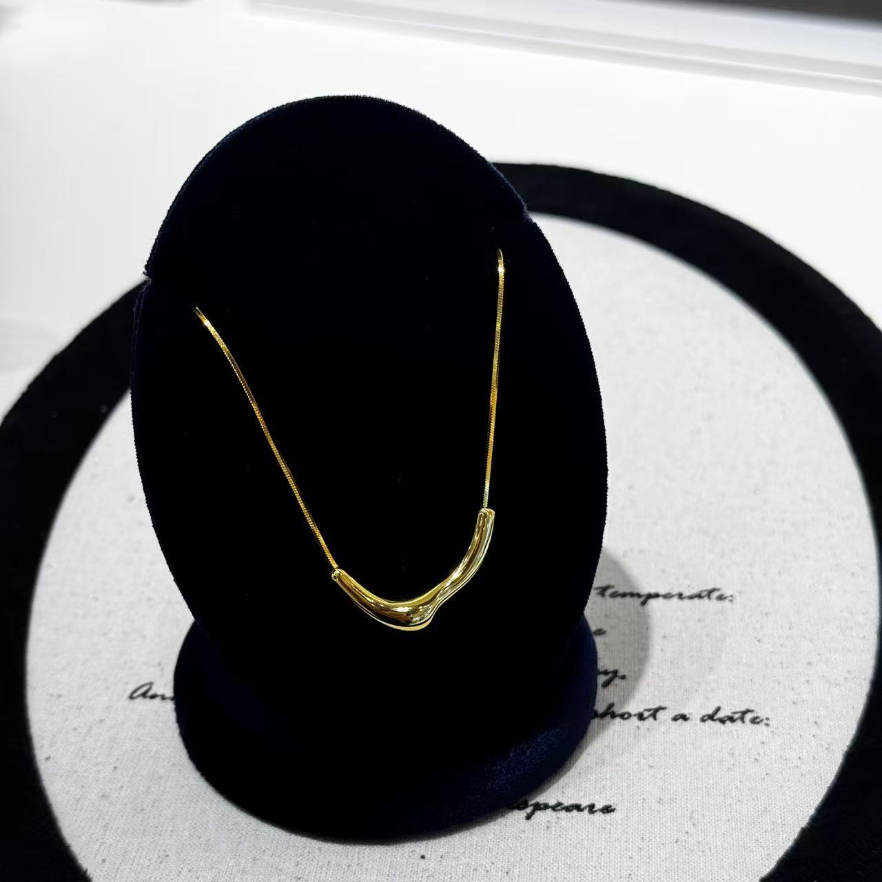 项链/不锈钢项链/首饰/珍珠项链/水钻瓜链项链产品图