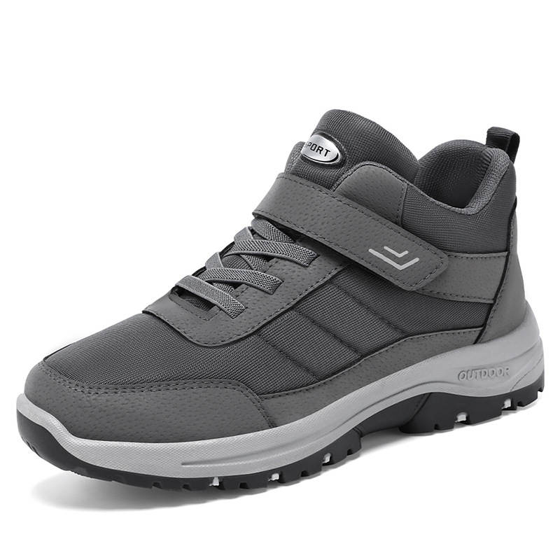 New autumn workwear shoes for men, factory direct sales, outdoor casual shoes for the elderly, Velcro trendy walking shoes, dad shoes Item Picture