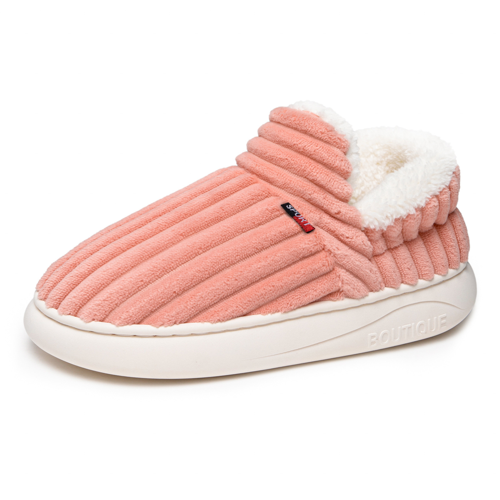 New women's cotton shoes, cross-border snow boots, fleece and thickened cotton shoes, fashionable and versatile women's boots, cold-proof and warm cotton boots Item Picture