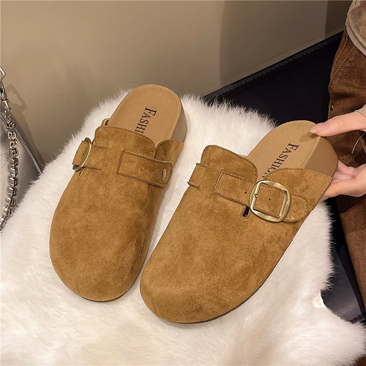 4.5cm Boken shoes for women, Spring 2025 new thick-soled flip-flops for outerwear, lazy fishing Boken flip-flops Application Scenario