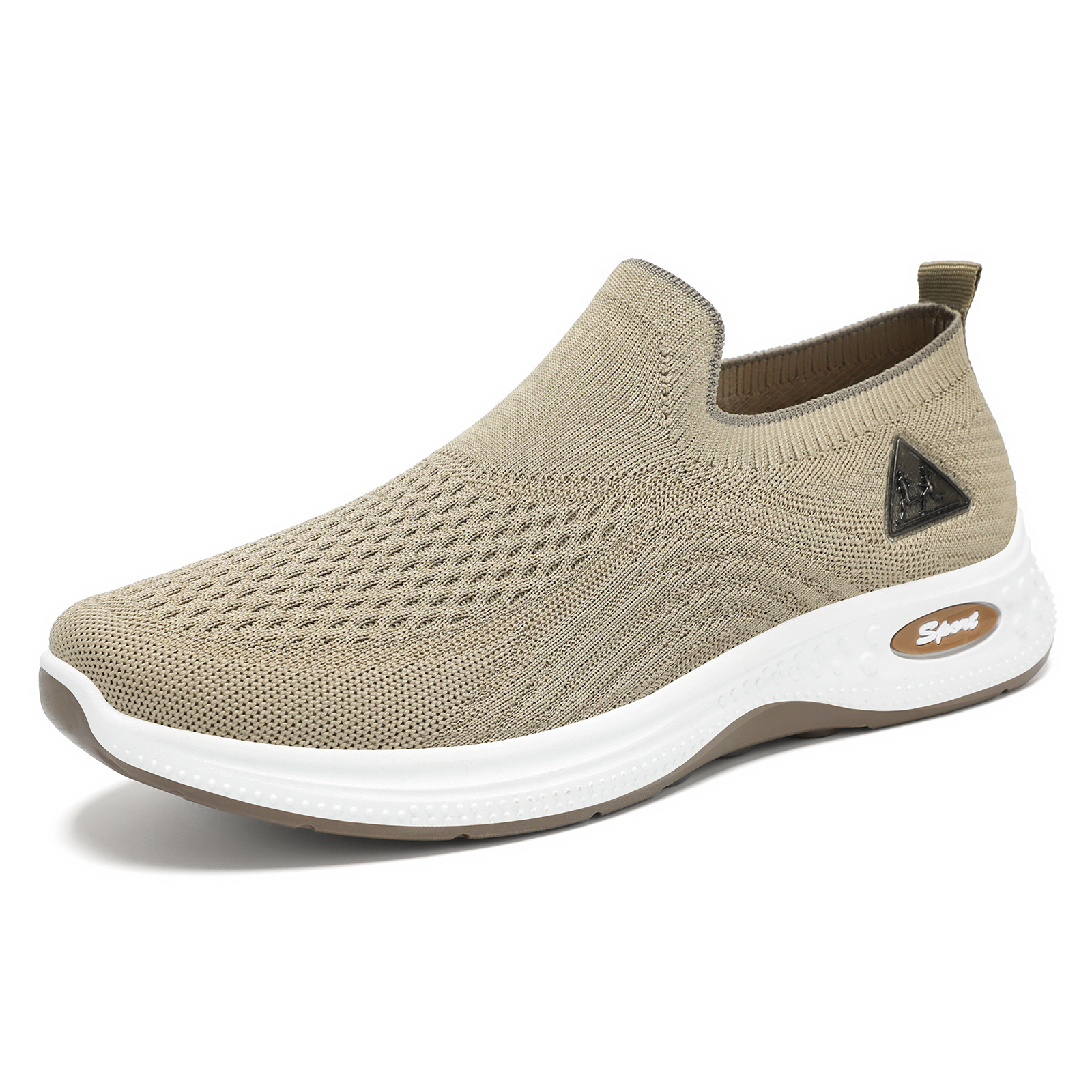 New men's shoes for autumn: Breathable single shoes with soft soles that don't feel stuffy. Dad shoes that are versatile and comfortable. Old Beijing cloth shoes for men Item Picture