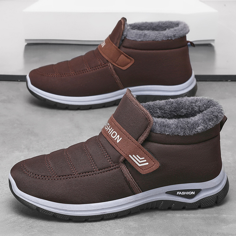 Snow boots for winter 2025, new dad shoes for export, wholesale of casual cotton boots, cross-border fleece warm cotton shoes details Picture
