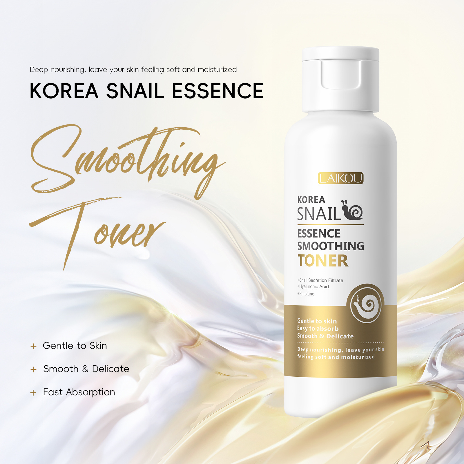 Cross-border export toner series wet compress water 100ml skin care products, all English packaging Toner in stock wholesale Specification drawing