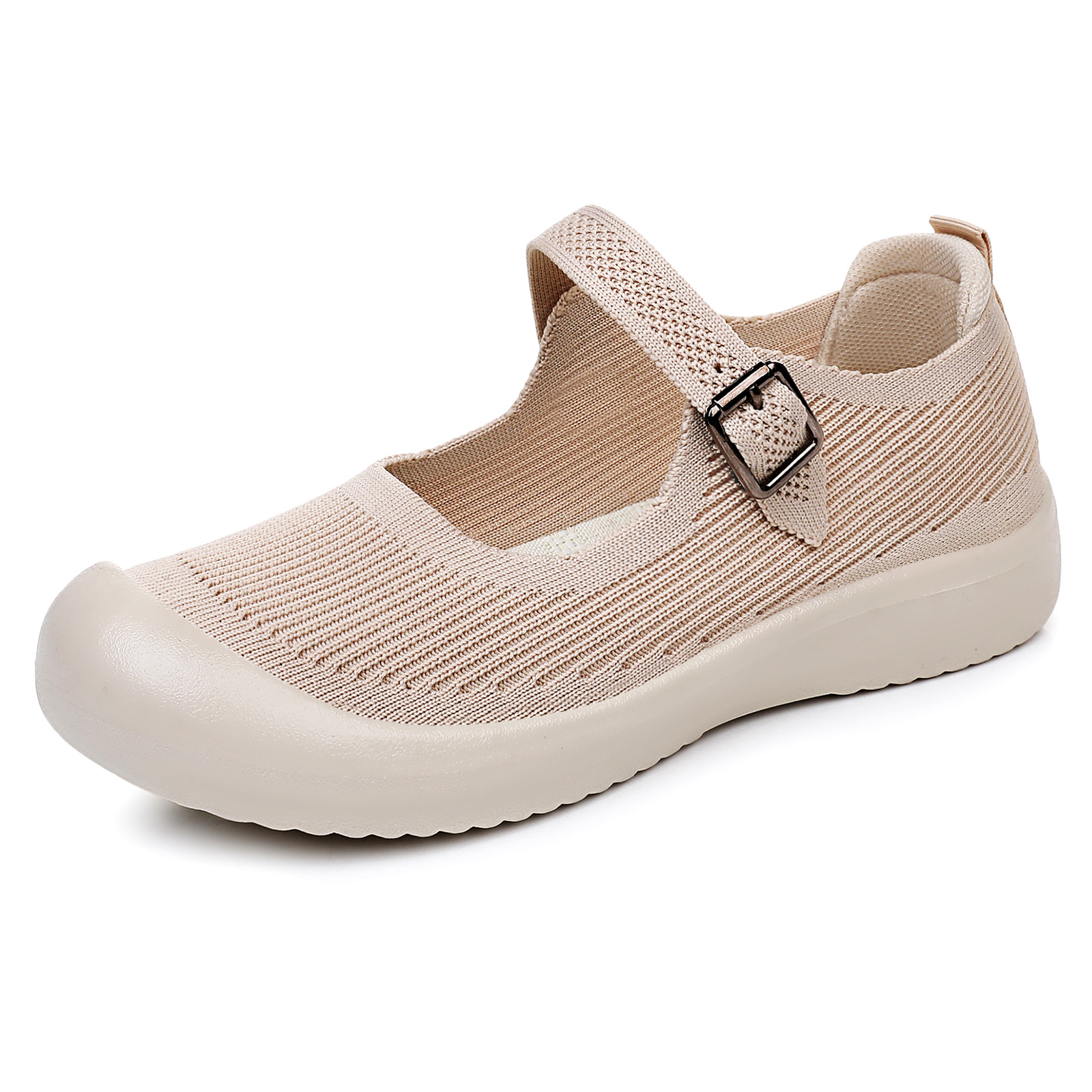 Women's autumn new breathable single shoes factory direct sales, not tiring to the feet casual shoes, hollowed-out, versatile and comfortable women's shoes Item Picture