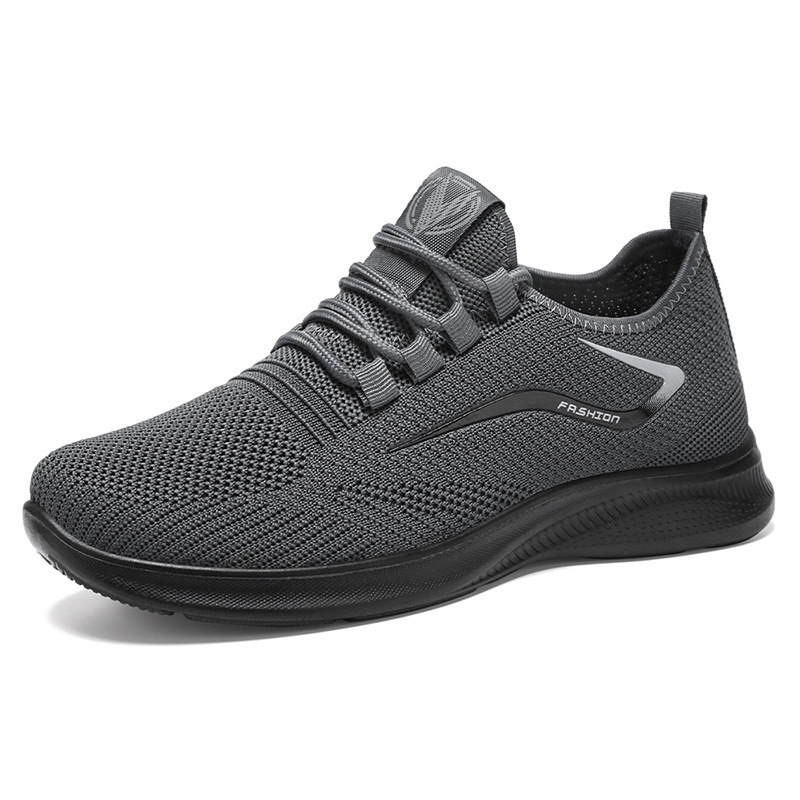 Direct sales and wholesale of breathable and casual men's sports shoes for summer, including fiber-woven soft-soled shoes for men Item Picture