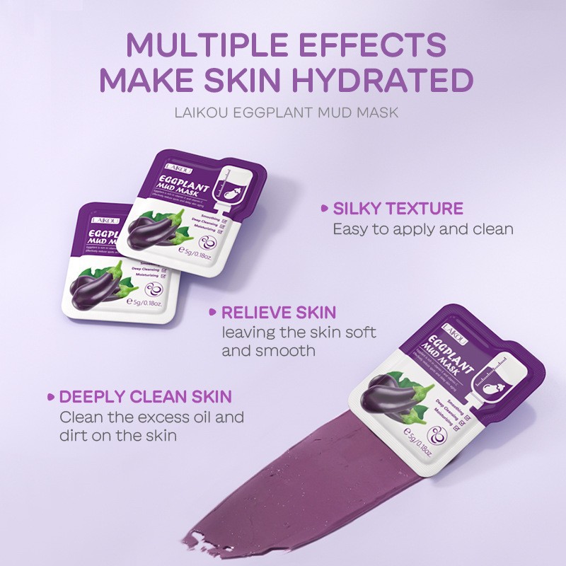 Cross-border Laicome Cleansing Mud Mask Set facemask Mask Sheet Cleansing FDA Skin Care Mud Mask All-English mask Application Scenario