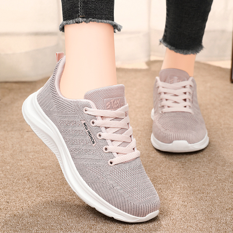 Kangtai Shoe Factory's running shoes 2025 Spring and Autumn single shoes cross-border distribution Korean version soft-soled casual breathable sports shoes for women Specification drawing