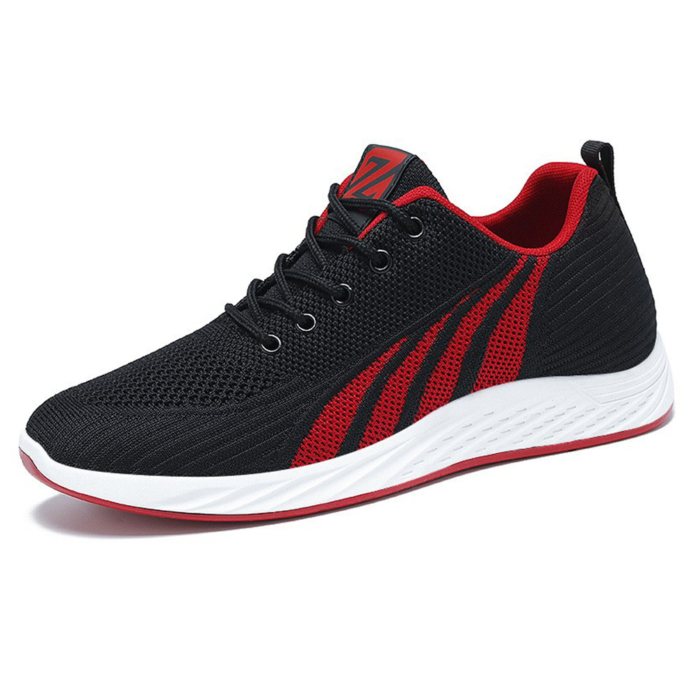 Men's Sneakers 2025: Breathable and trendy running shoes, Korean-style lace-up lightweight and casual shoes, versatile and comfortable for men Item Picture