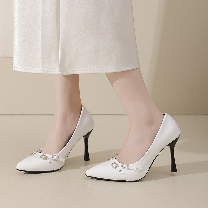 Comfortable and stable black, mature and elegant high heels for women, new French style high heels for women in Spring and autumn 2025 Application Scenario