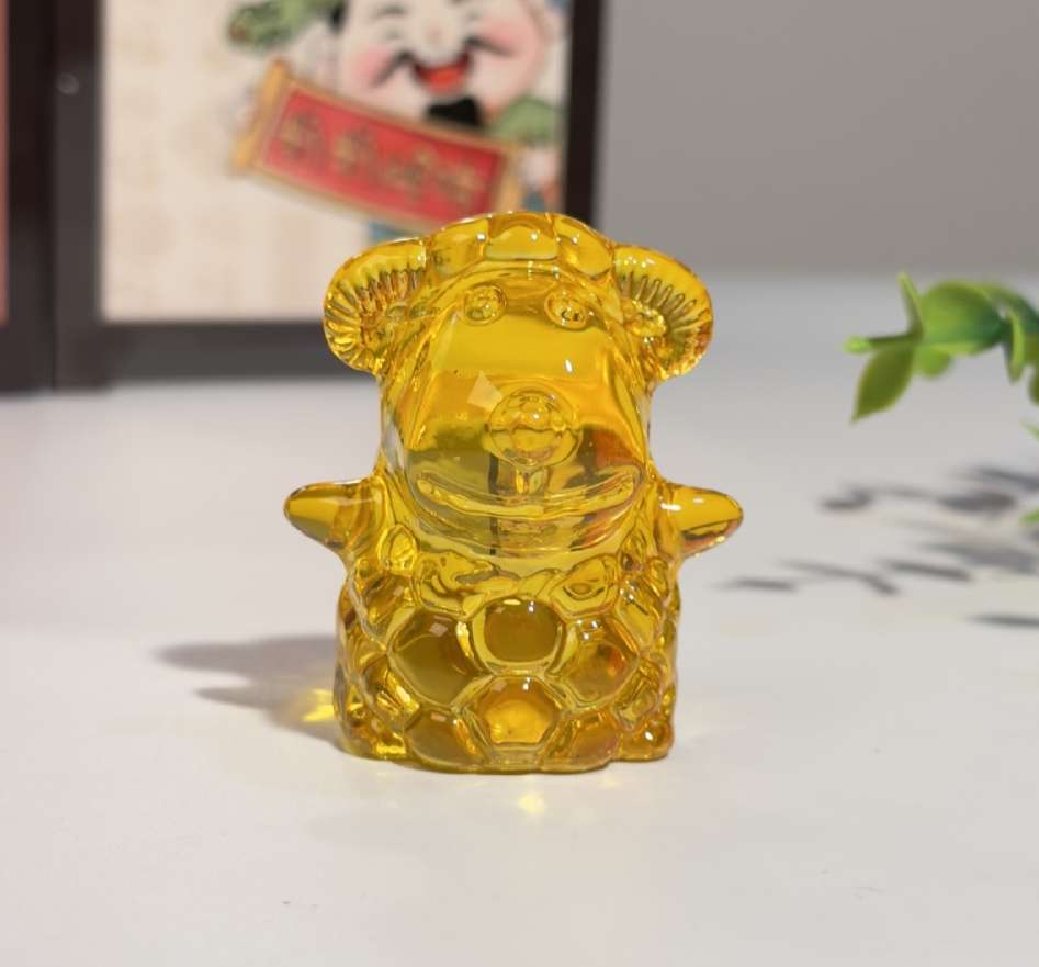 The cartoon crystal series of the twelve Chinese zodiac signs, featuring Rat, Ox, Tiger, Rabbit, dragon, Snake, horse, goat, Monkey, rooster, dog and pig, has the attributes of birthday gifts Specification image