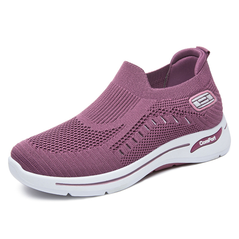 Feizhi soft-soled breathable single-shoe women's 2025 autumn new style export wholesale women's casual shoes, one-step women's shoes Item Picture