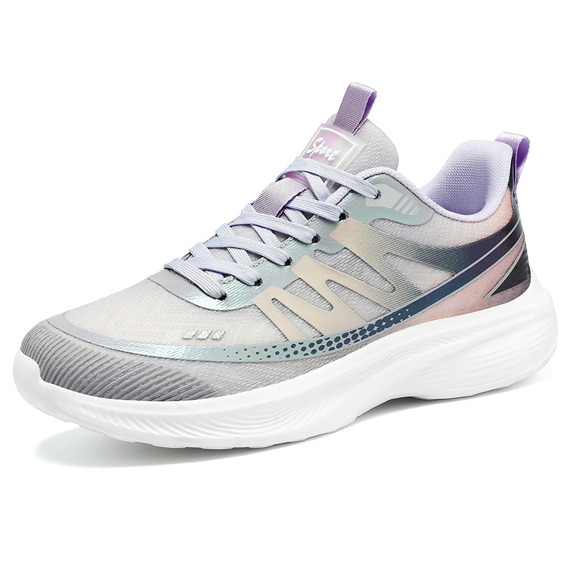 Autumn women's breathable mesh shoes, outdoor lightweight running shoes, casual and versatile women's shoes, trendy single shoes Item Picture