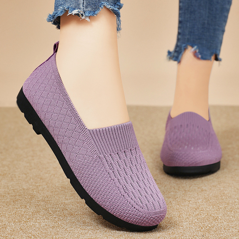 Kangtai Shoe Factory's autumn new collection of mugwort women's shoes, old Beijing cloth shoes, large-sized casual shoes, and shoes for middle-aged and elderly mothers details Picture