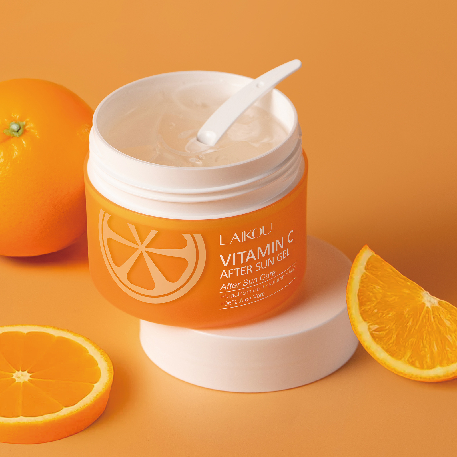 Cross-border LAIKOU Vitamin c Post-sun Gel 50g Hydrating, Moisturizing and Soothing skin care products in stock from the manufacturer full figure