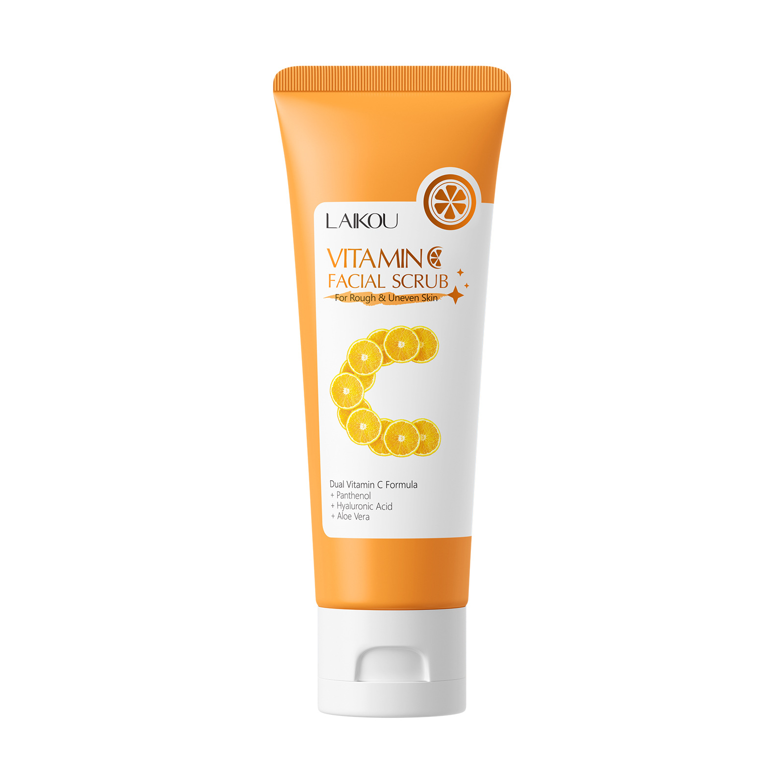 Cross-border new LAIKOU Vitamin c Facial and Body Scrub 80g Pore-cleaning FDA skin care products in stock wholesale Item Picture