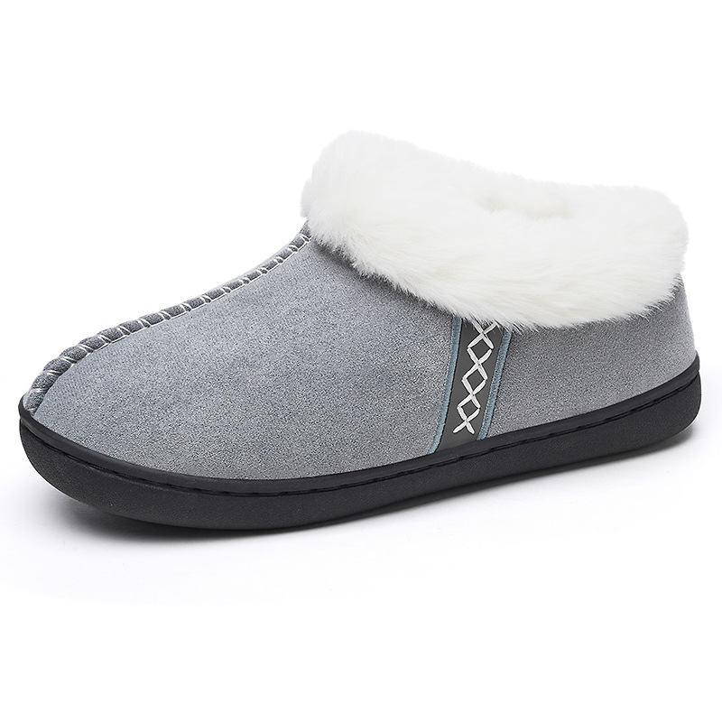 MAO MAO Slippers Women's Winter new cross-border wholesale casual women's shoes, warm and comfortable for home use, fleece and thickened cotton slippers Item Picture
