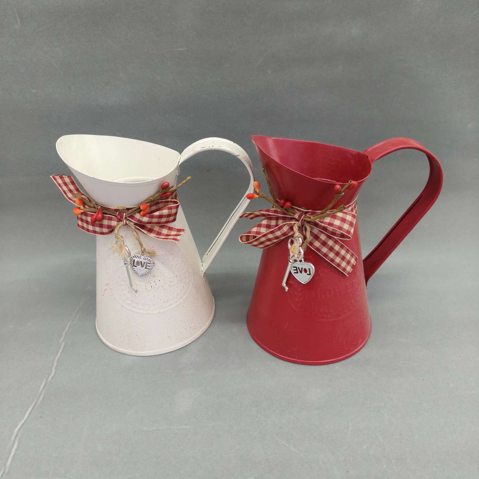 镀锌铁皮花盆花瓶装饰摆件